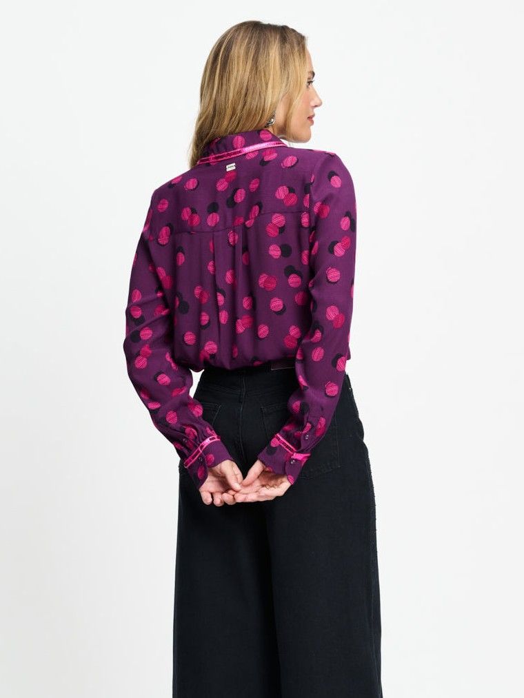 POM AMSTERDAM - BLOUSE - Paars