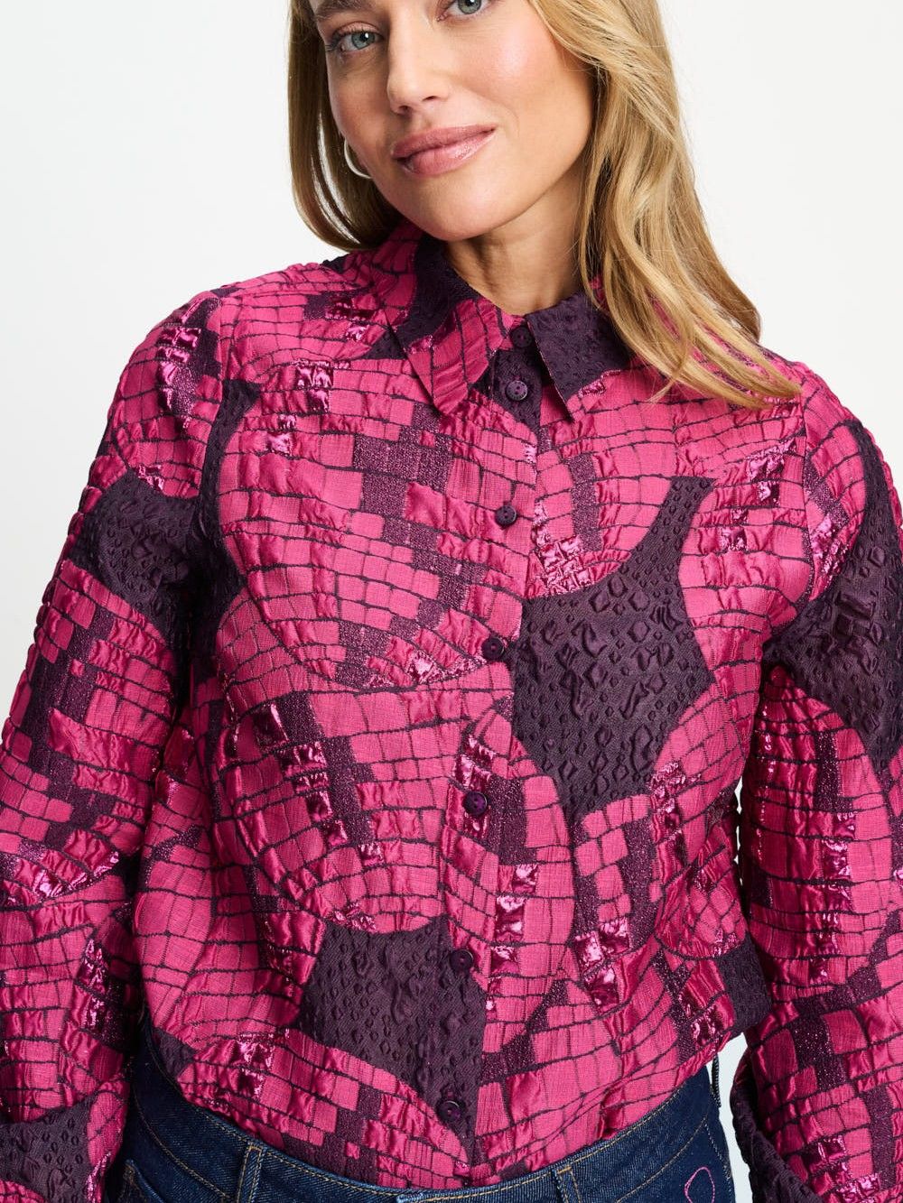 POM AMSTERDAM - BLOUSE - Roze