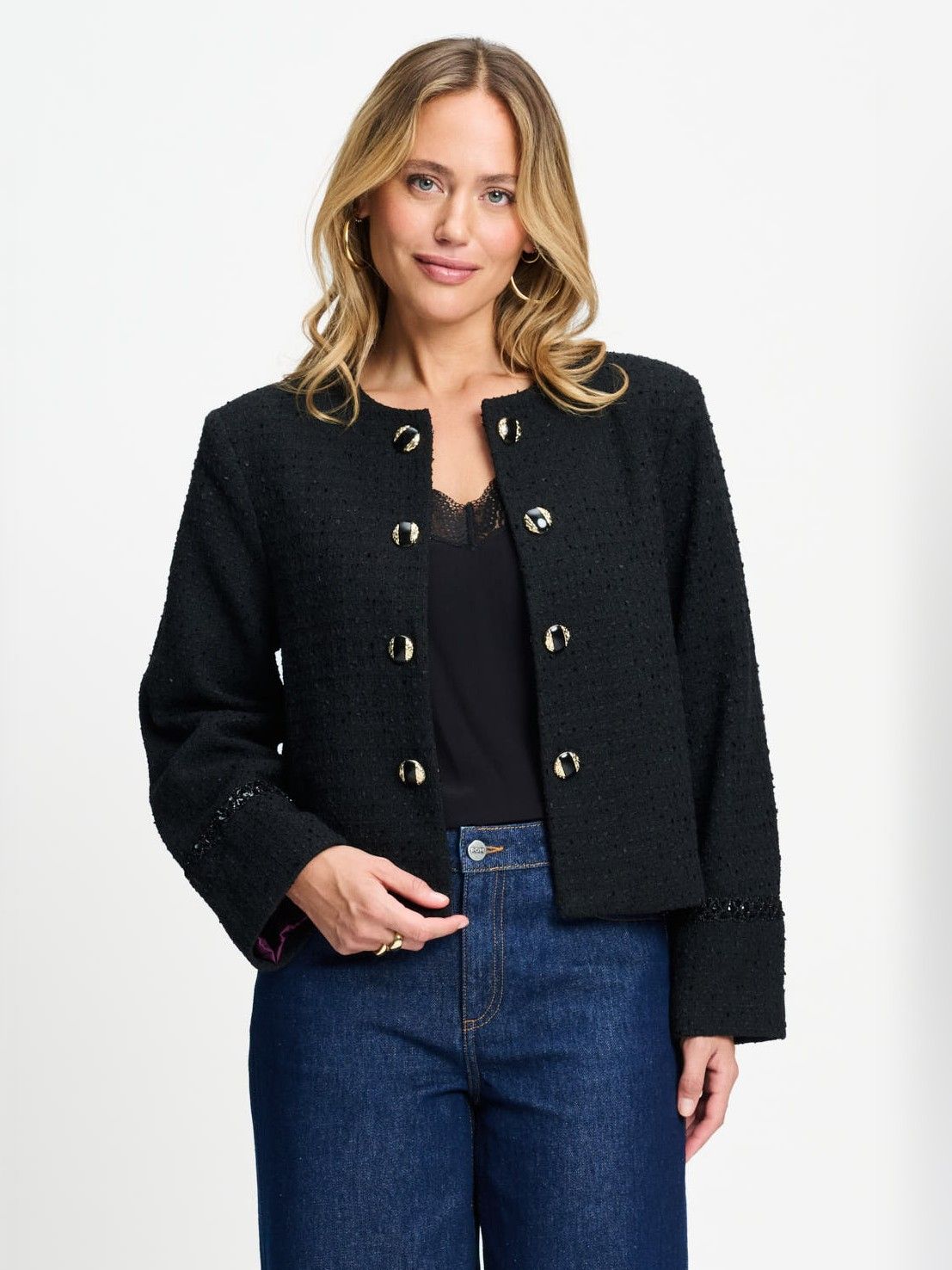 POM AMSTERDAM - BLAZER - Zwart