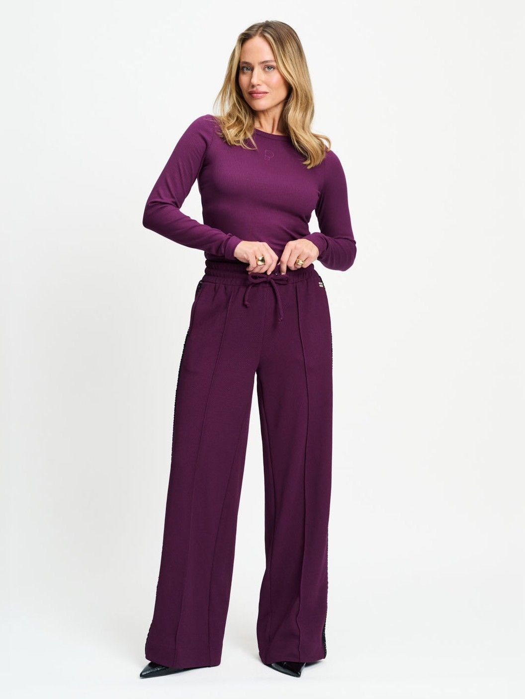 POM AMSTERDAM - BROEK - Paars