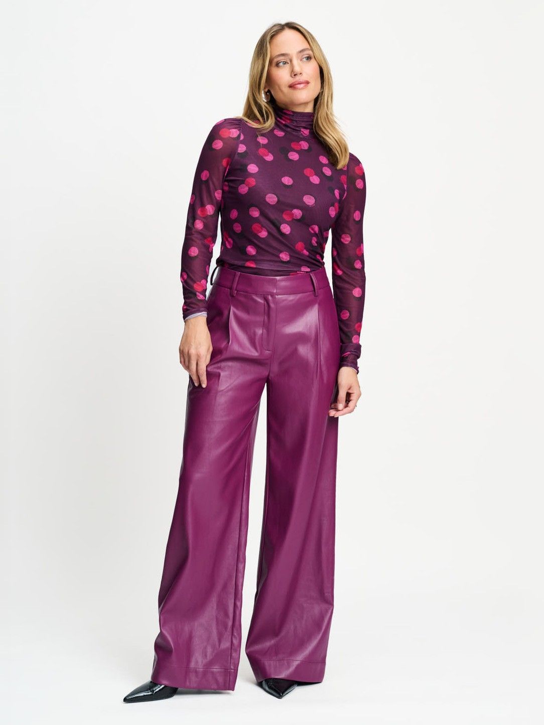 POM AMSTERDAM - BROEK - Paars