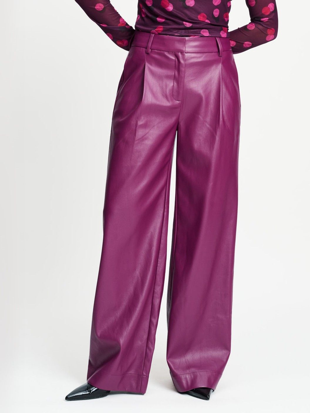 POM AMSTERDAM - BROEK - Paars