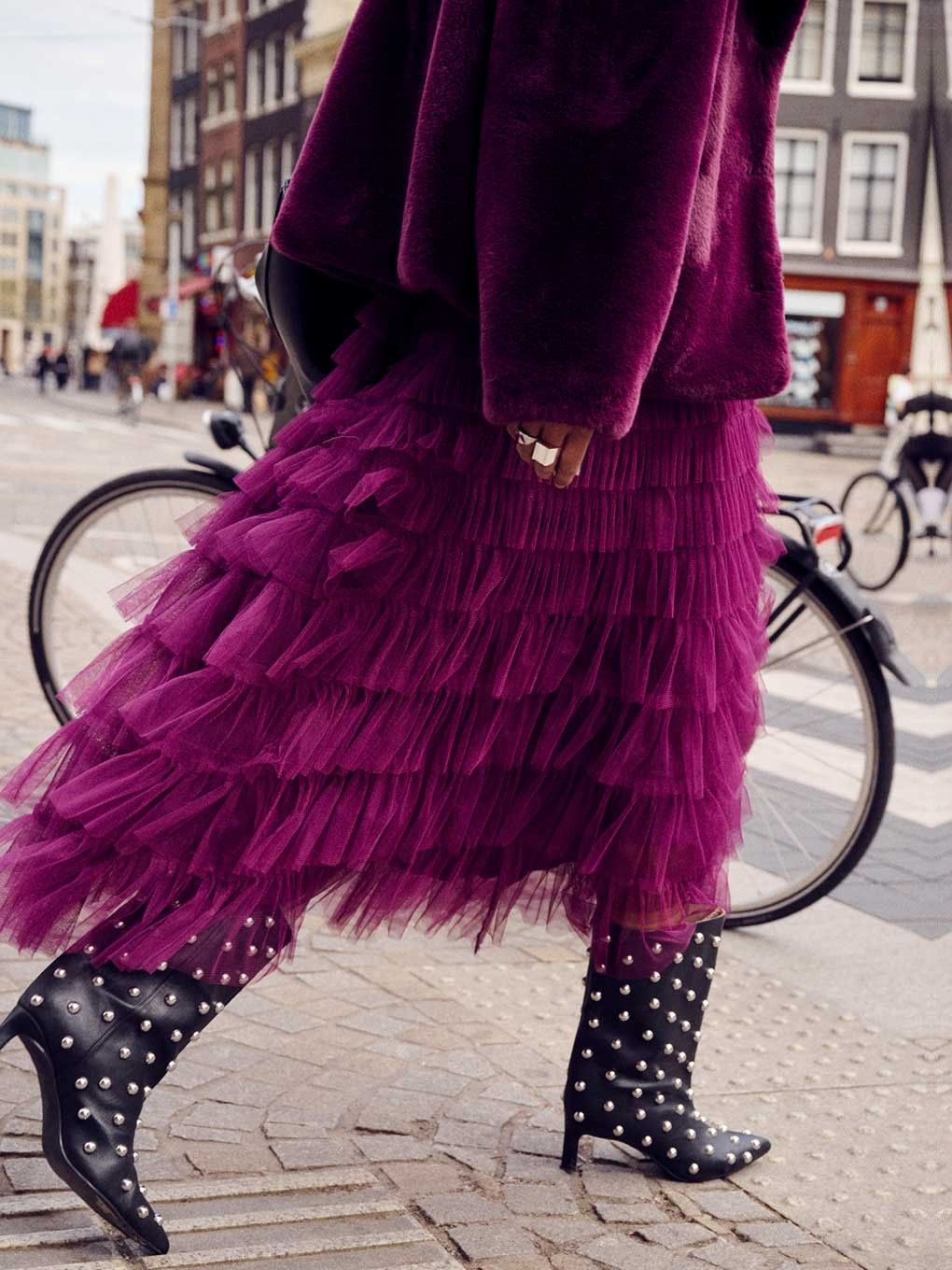 POM AMSTERDAM - ROK - Paars