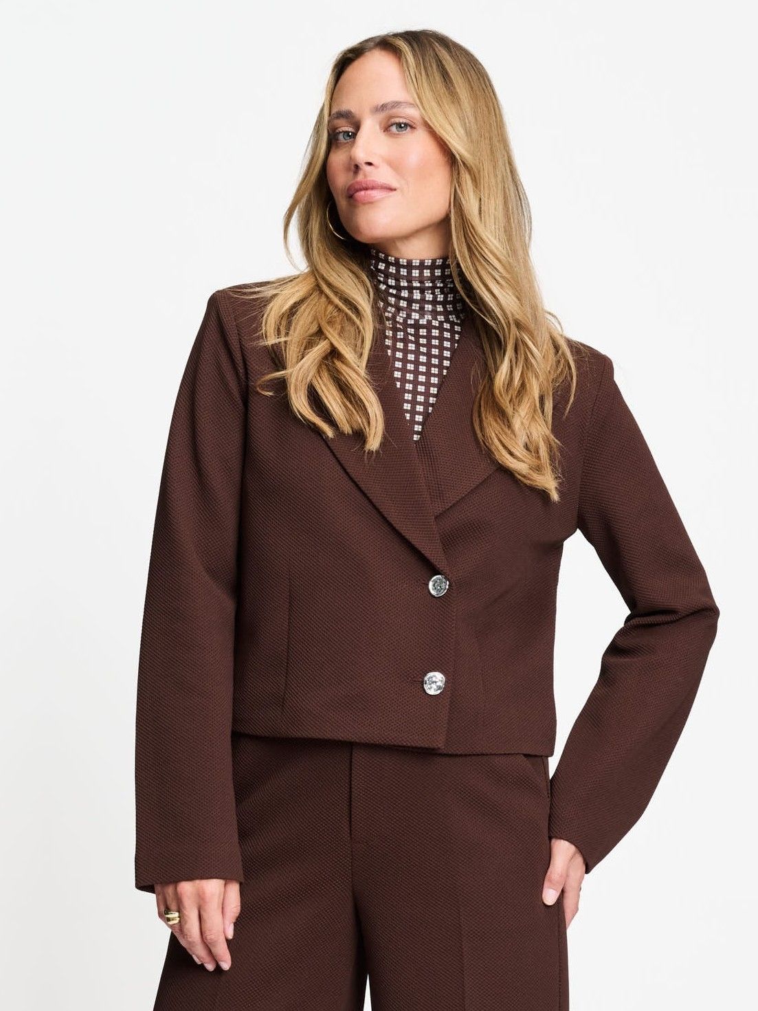 POM AMSTERDAM - BLAZER - Bruin