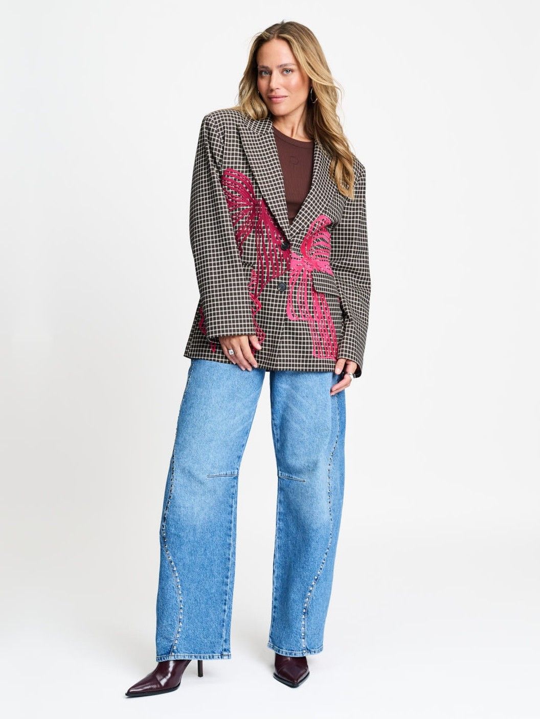 POM AMSTERDAM - BLAZER - Bruin
