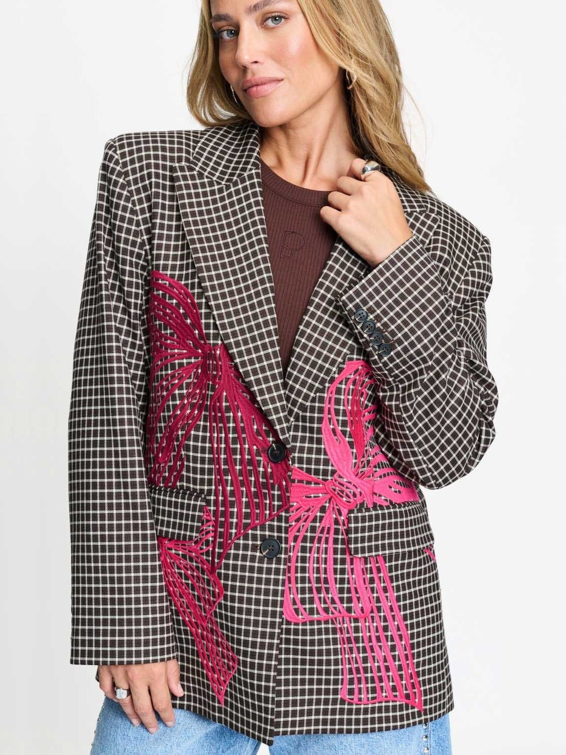 POM AMSTERDAM - BLAZER - Bruin