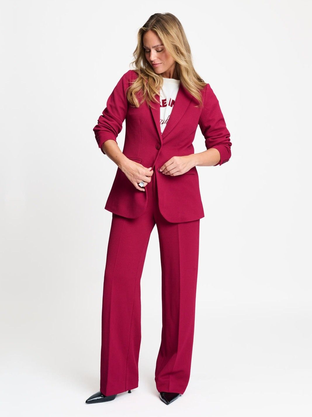 POM AMSTERDAM - BLAZER - Rood