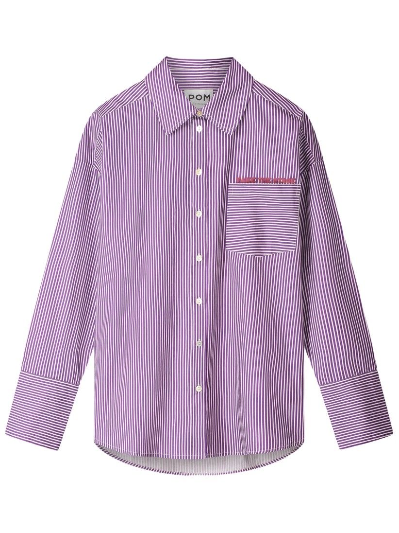 POM AMSTERDAM - BLOUSE - Paars