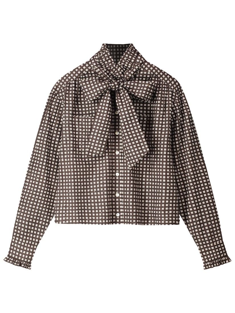 POM AMSTERDAM - BLOUSE - Bruin
