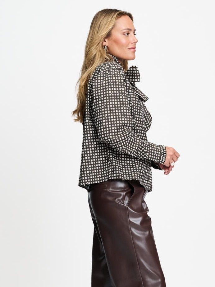 POM AMSTERDAM - BLOUSE - Bruin