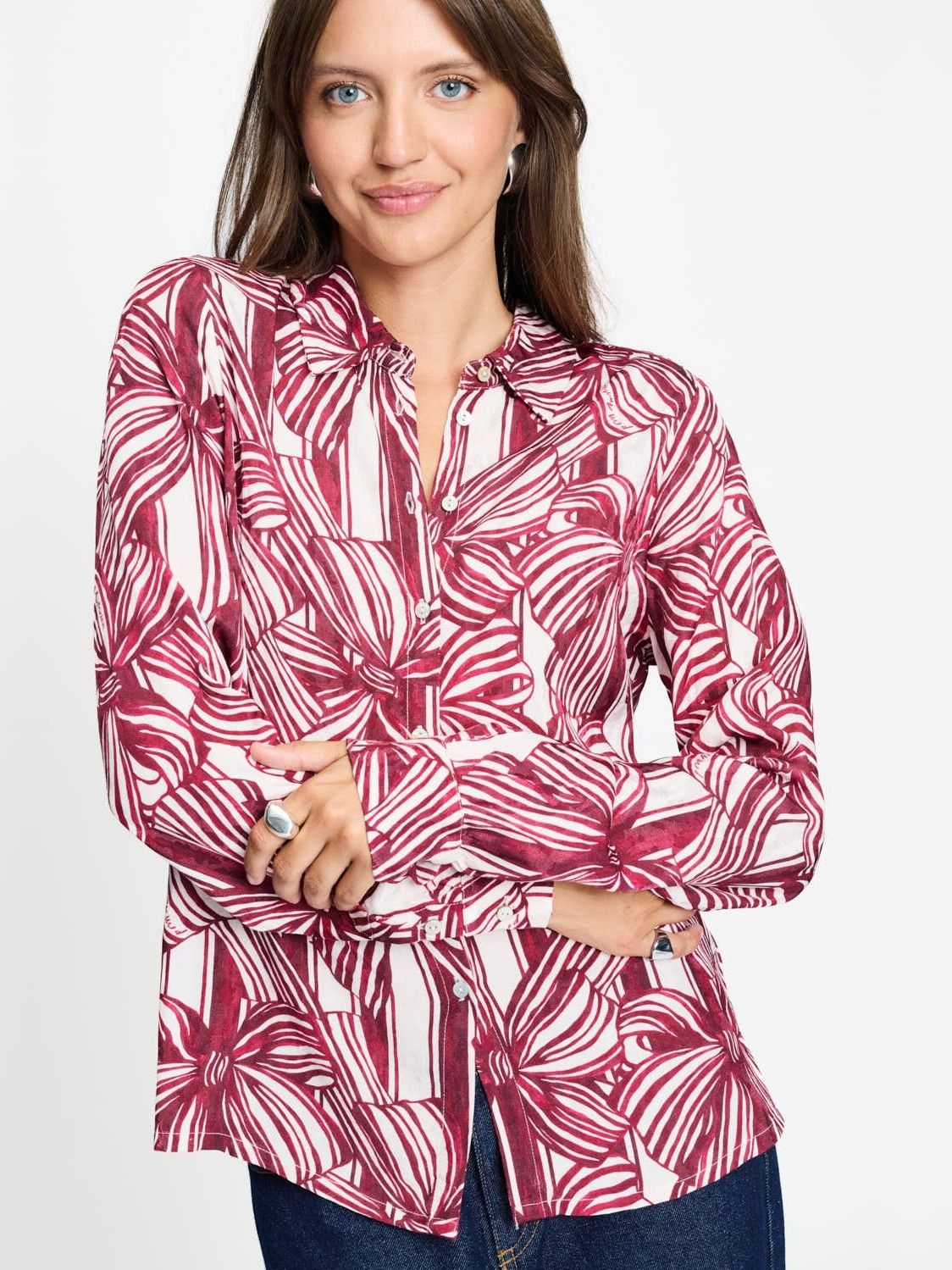 POM AMSTERDAM - BLOUSE - Rood