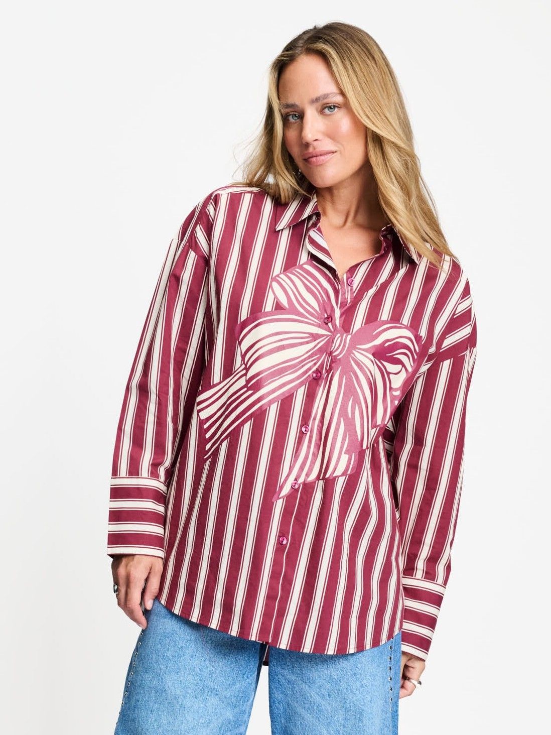 POM AMSTERDAM - BLOUSE - Rood