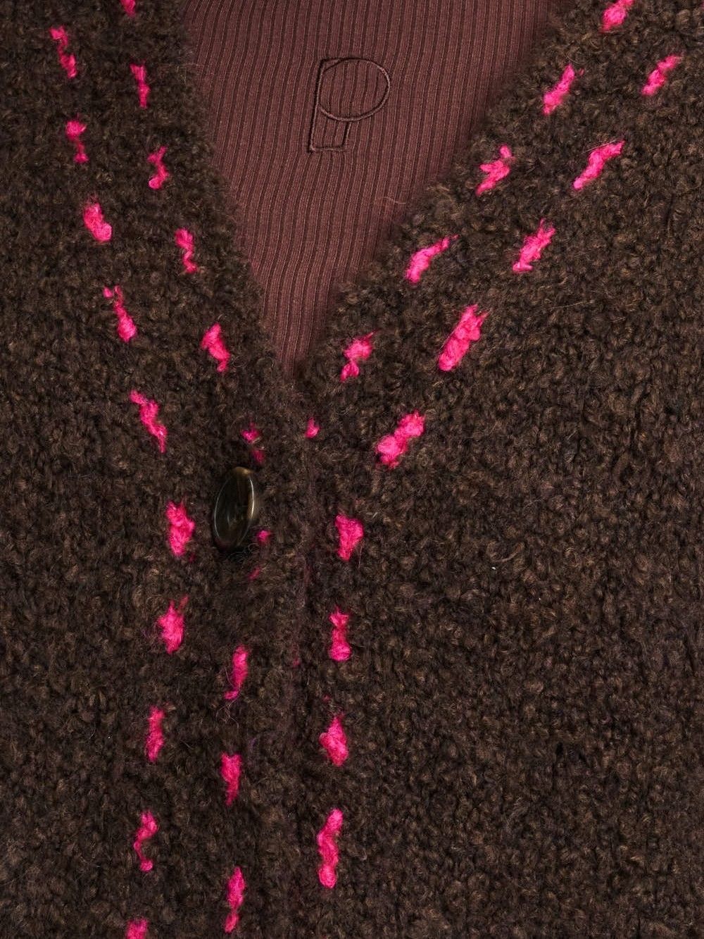 POM AMSTERDAM - VEST - Bruin