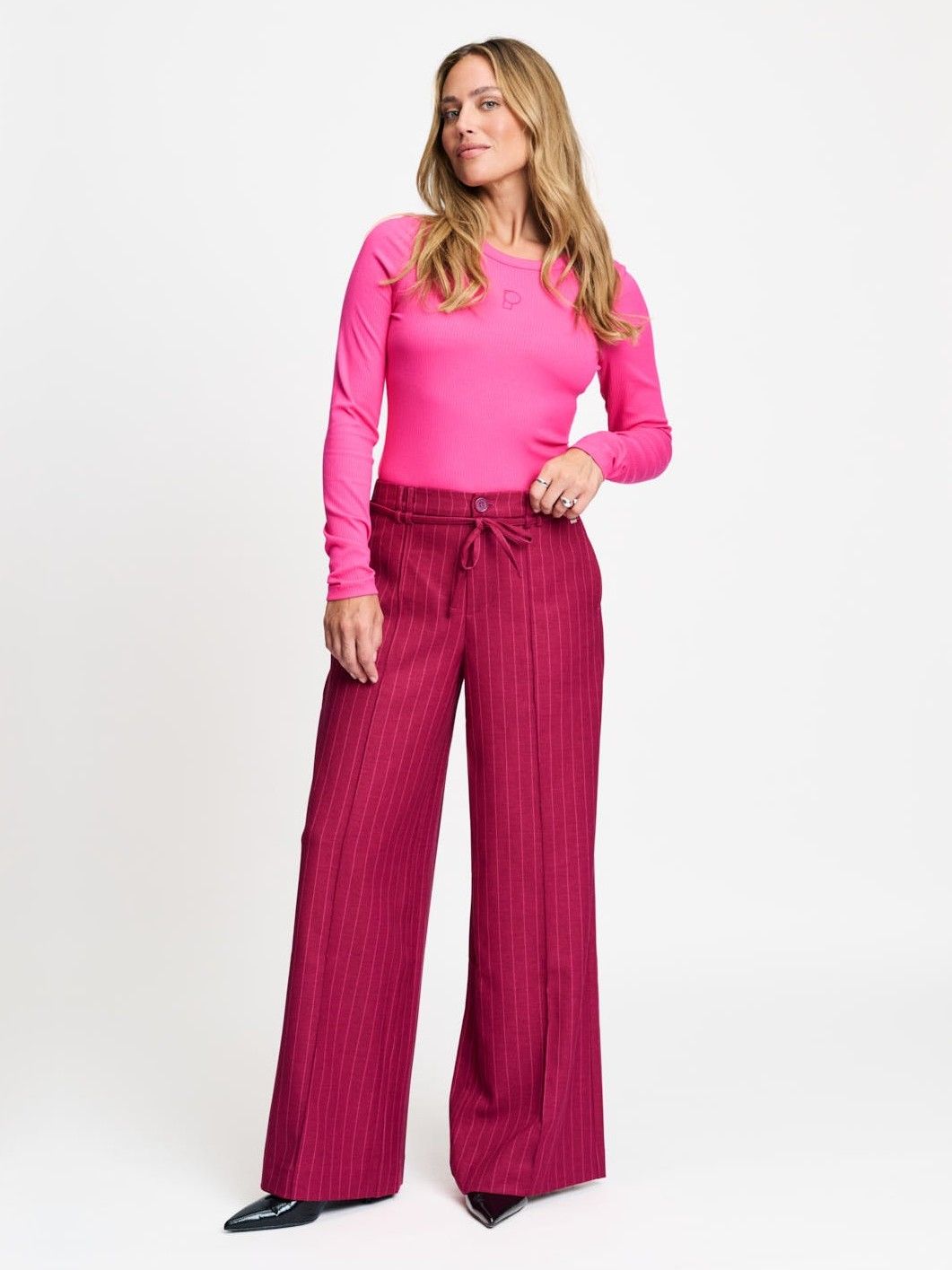 POM AMSTERDAM - BROEK - Rood