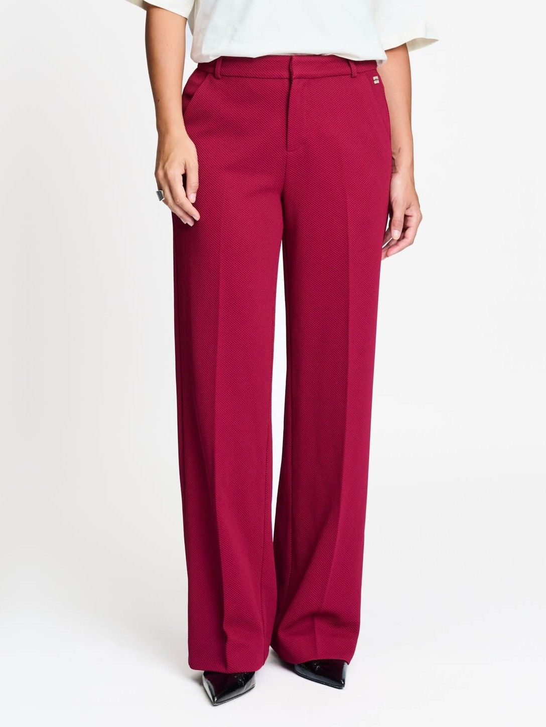 POM AMSTERDAM - BROEK - Rood