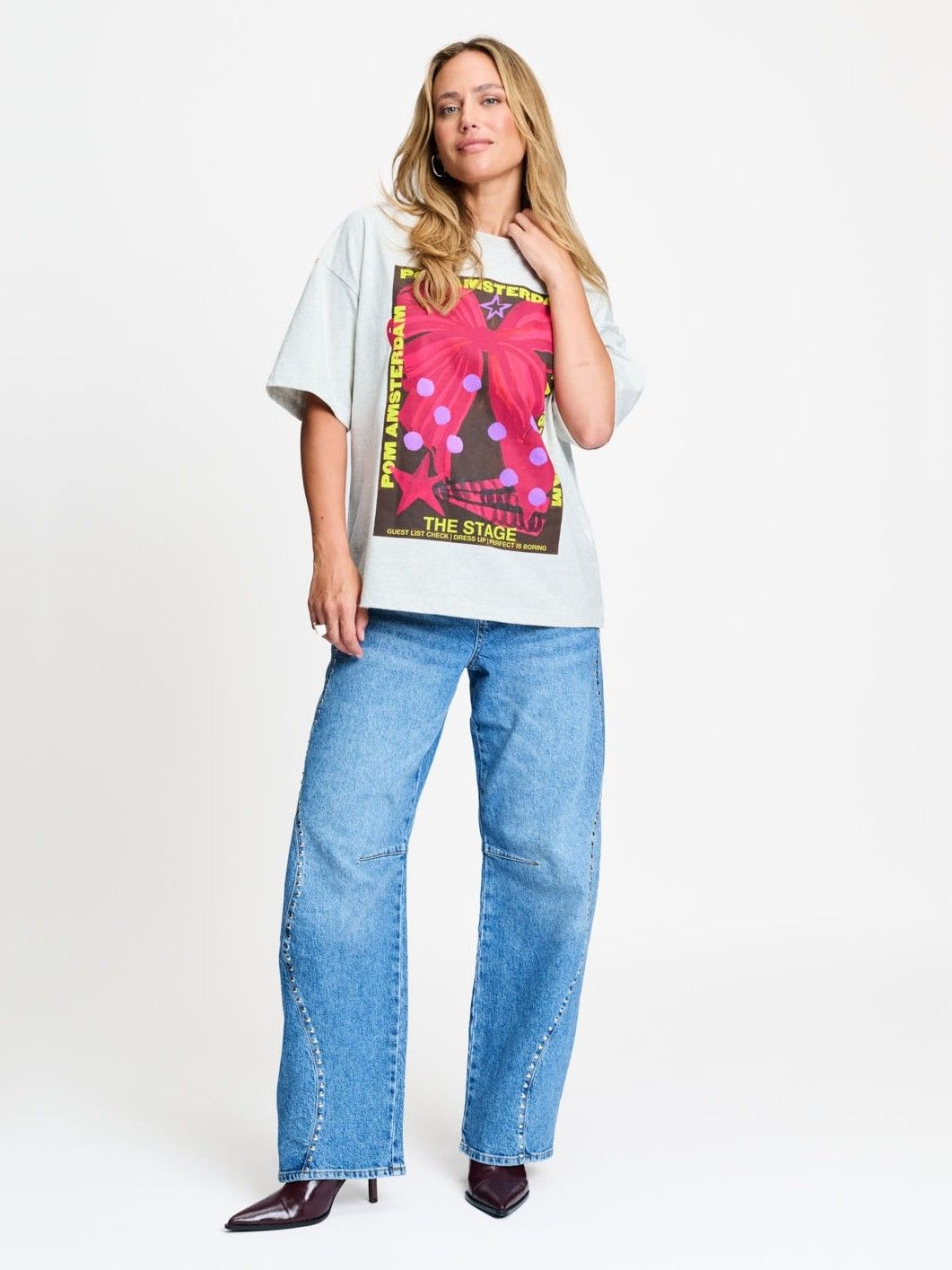 POM AMSTERDAM - SHIRT - Grijs
