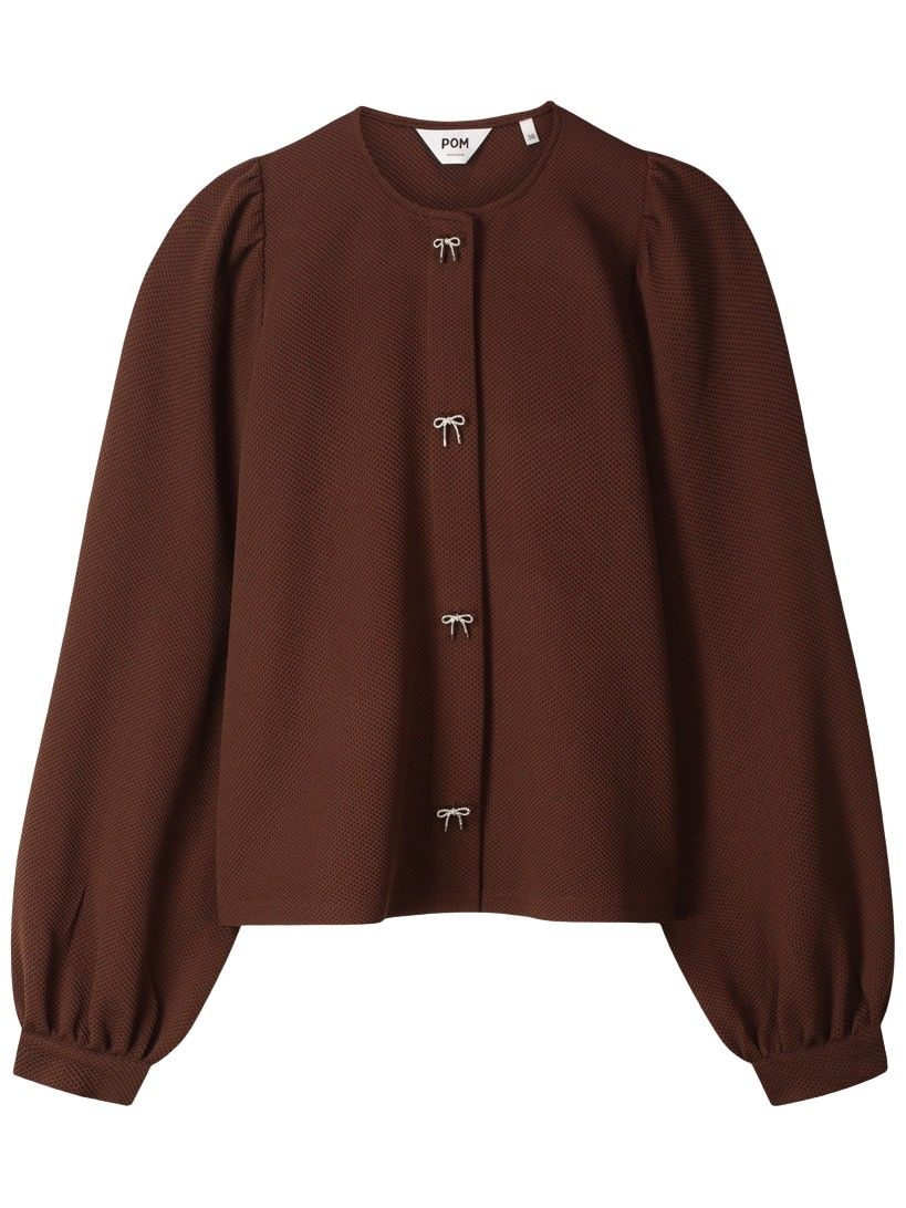POM AMSTERDAM - BLOUSE - Bruin