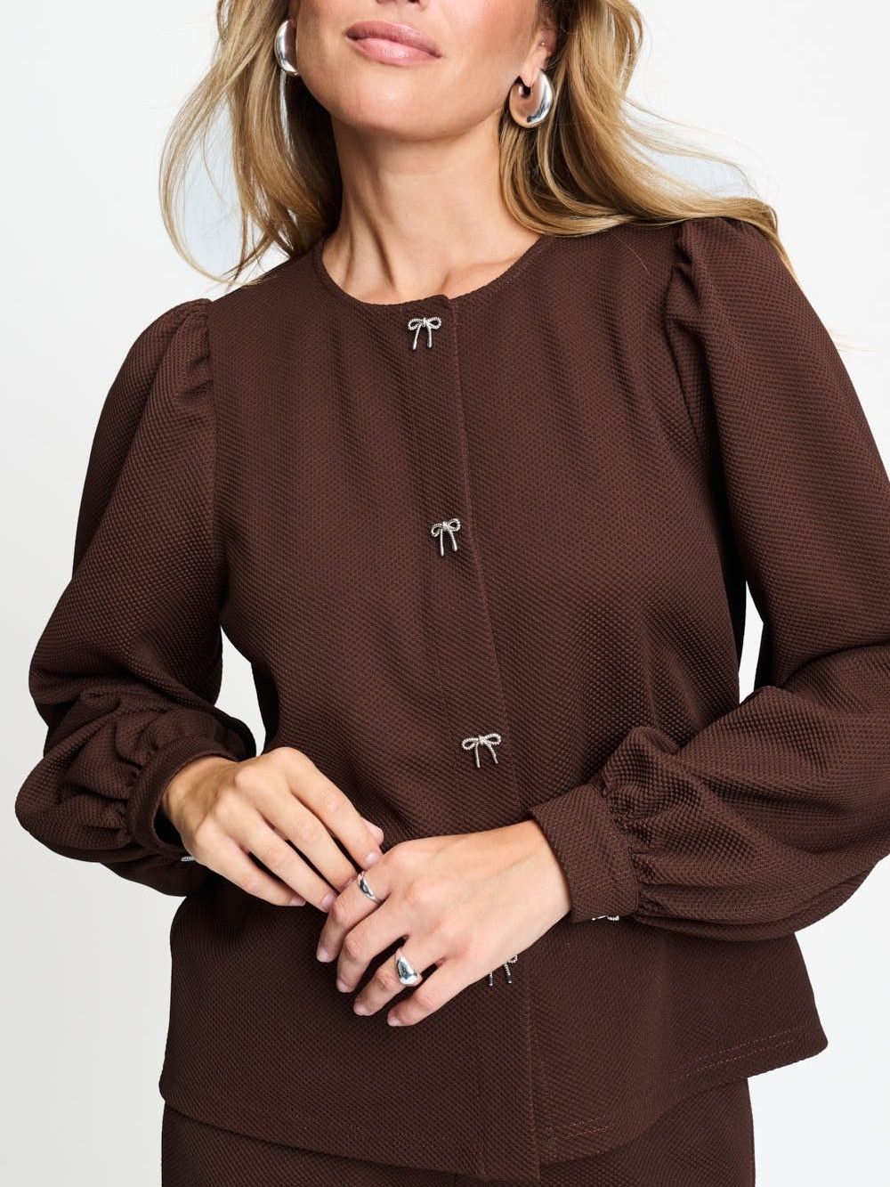POM AMSTERDAM - BLOUSE - Bruin