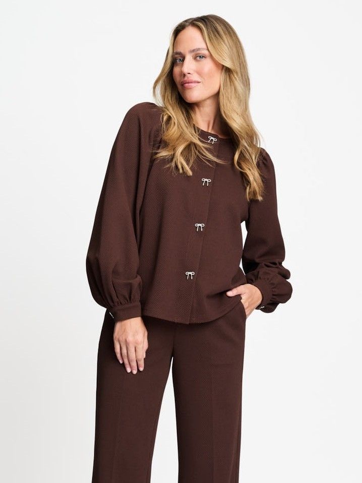 POM AMSTERDAM - BLOUSE - Bruin