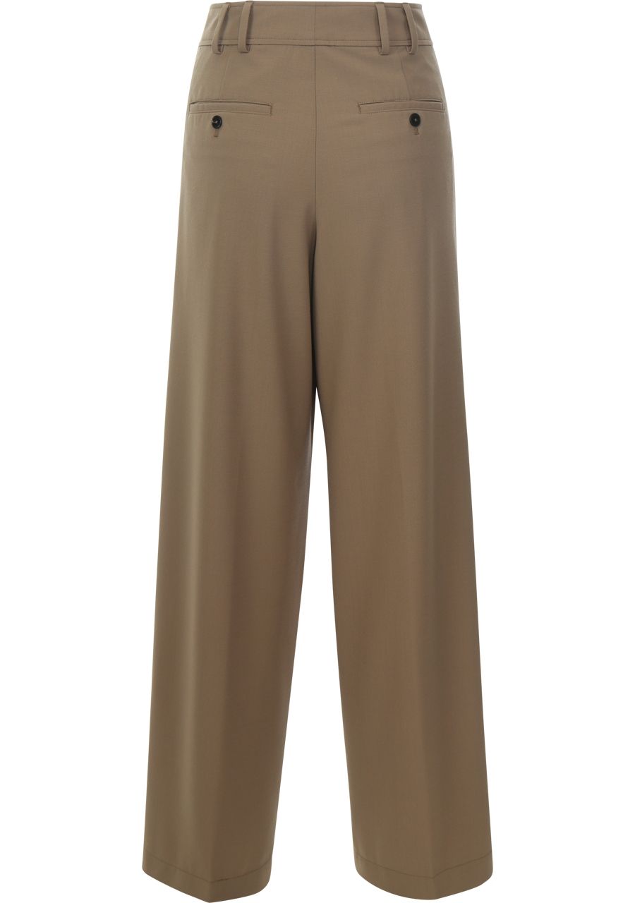 CLOSED - BROEK - Bruin
