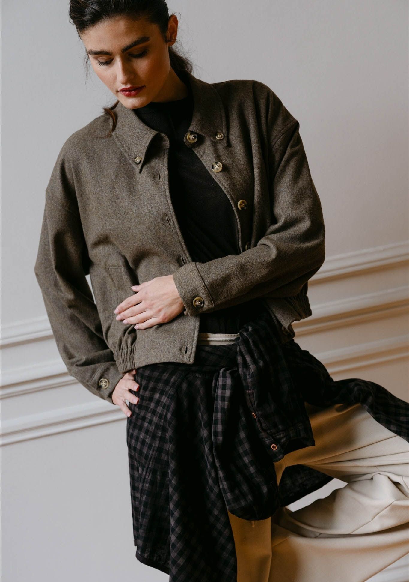 AIMEE THE LABEL - BLAZER - Beige