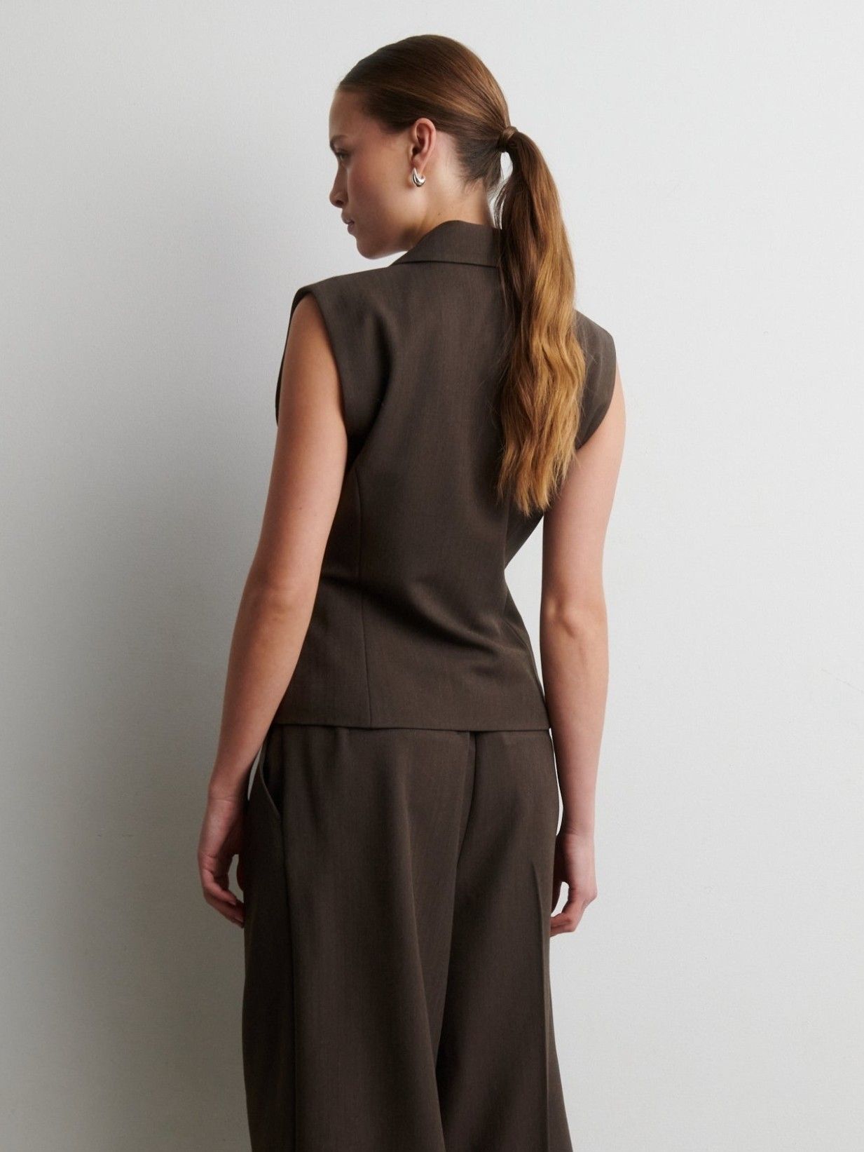 SECOND FEMALE - GILET - Bruin