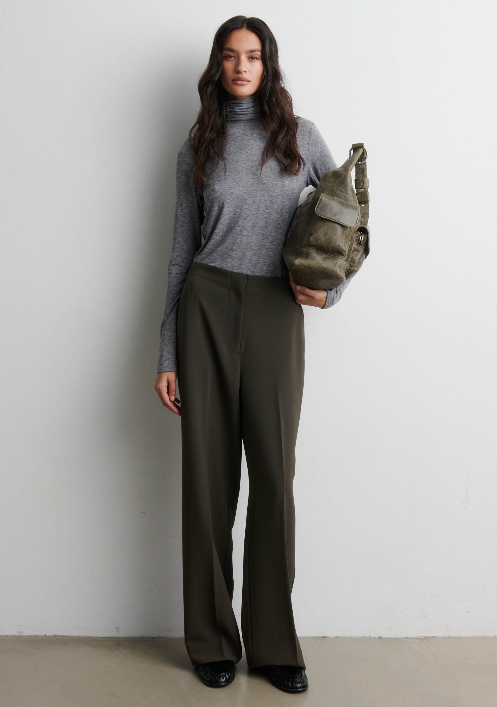 SECOND FEMALE - BROEK - Groen