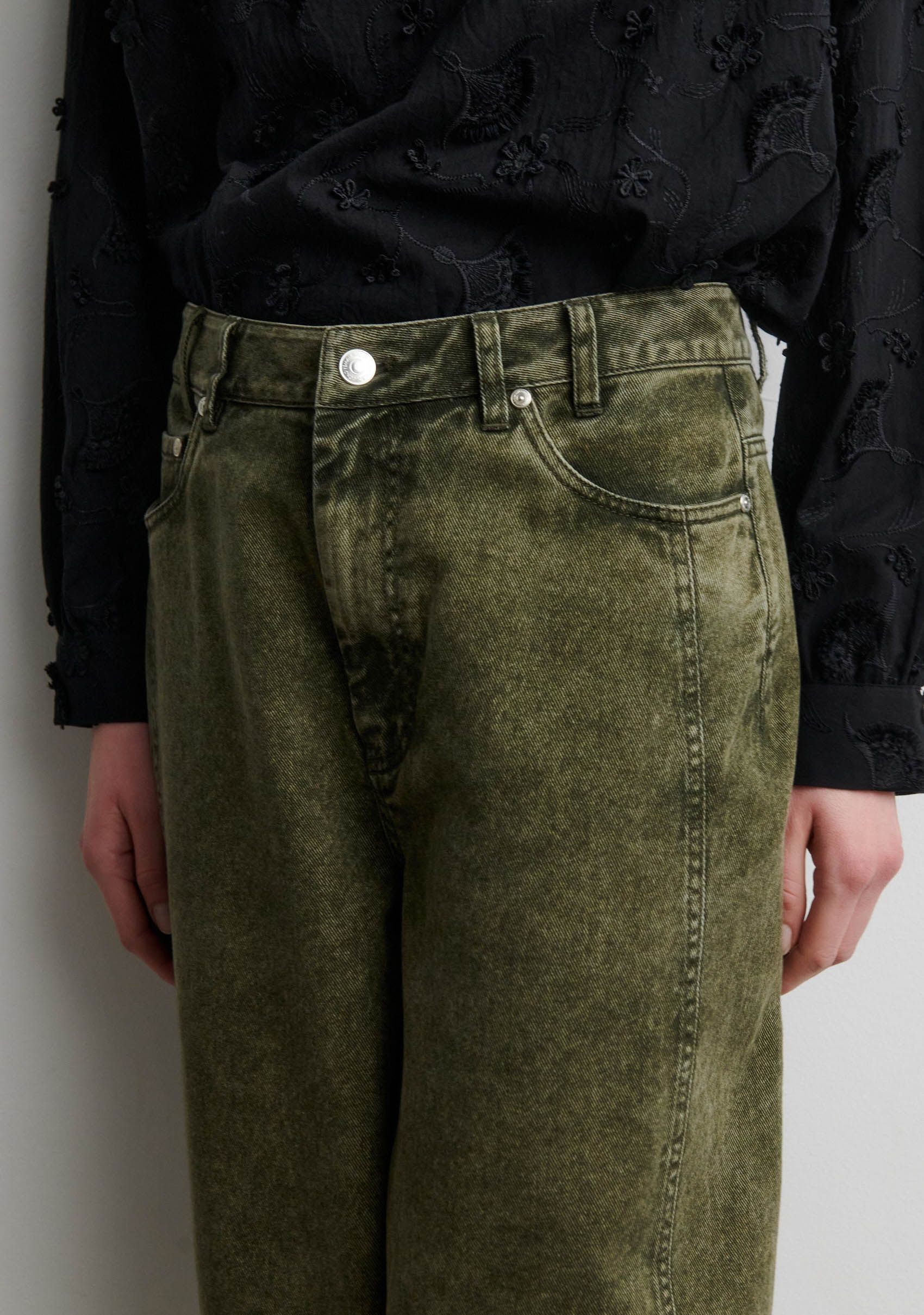 SECOND FEMALE - JEANS - Groen