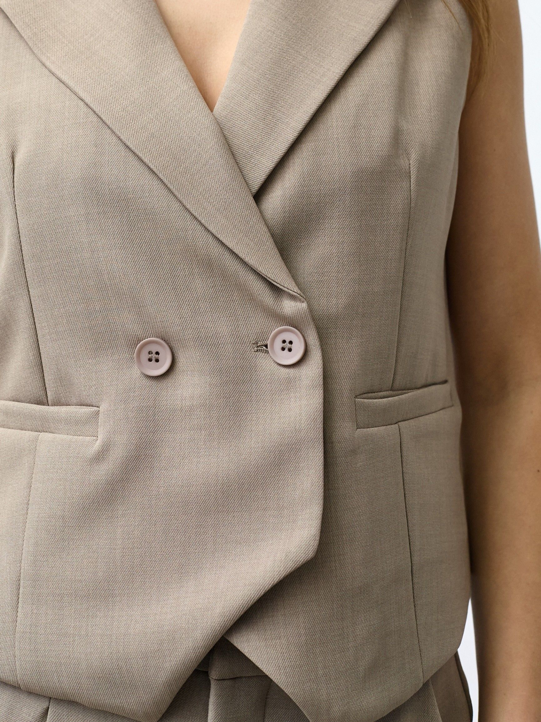 SISTERS POINT - GILET - Beige