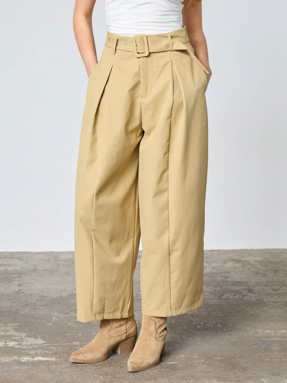 SISTERS POINT - BROEK - Beige