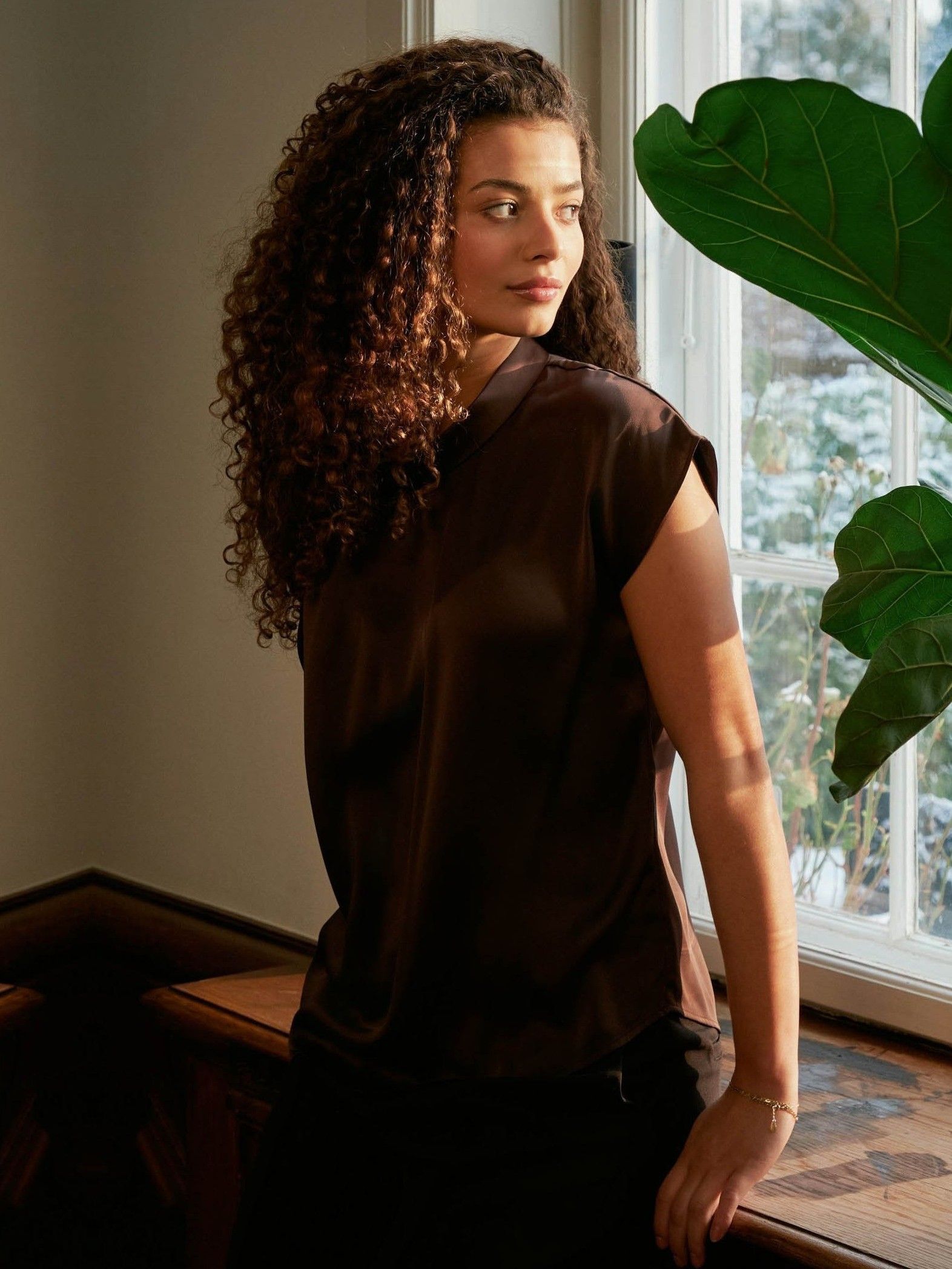 NEO NOIR - BLOUSE - Bruin