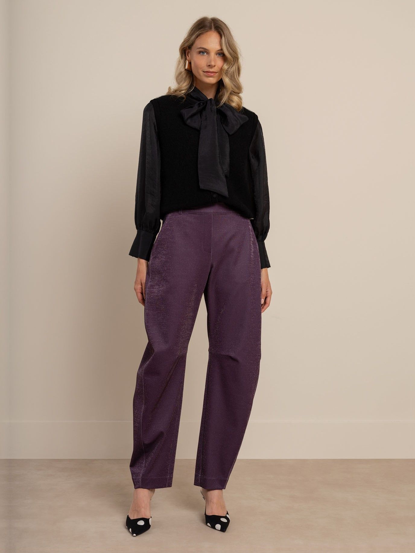 STUDIO ANNELOES - BROEK - Paars