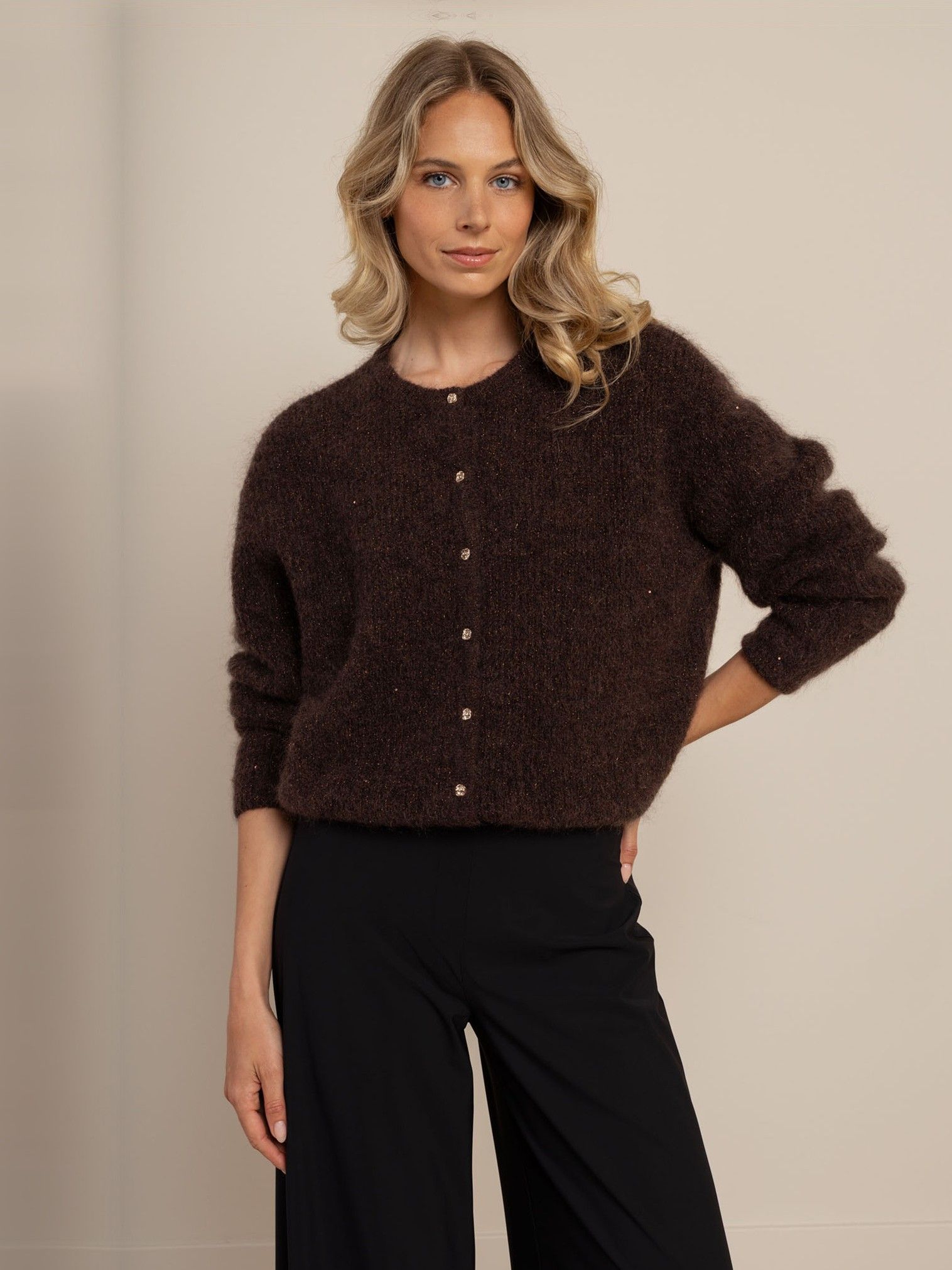STUDIO ANNELOES - VEST - Bruin