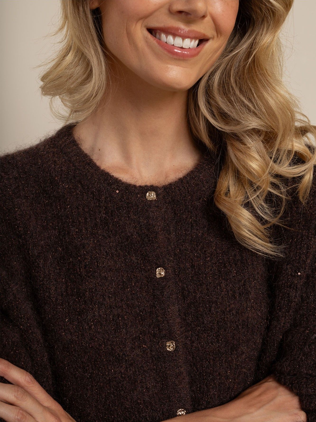 STUDIO ANNELOES - VEST - Bruin