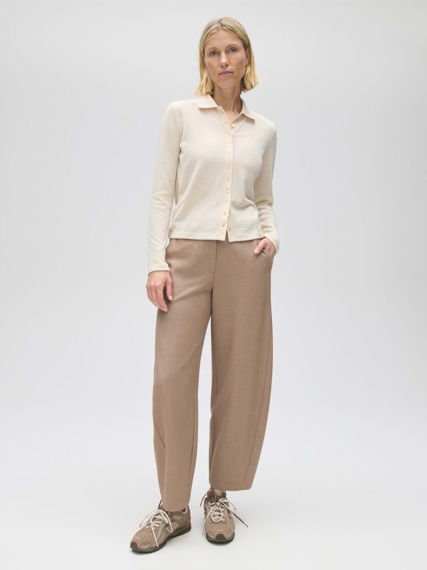 OPUS - BROEK - Beige