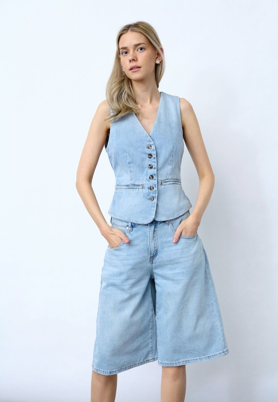 SISTERS POINT - GILET - Blauw