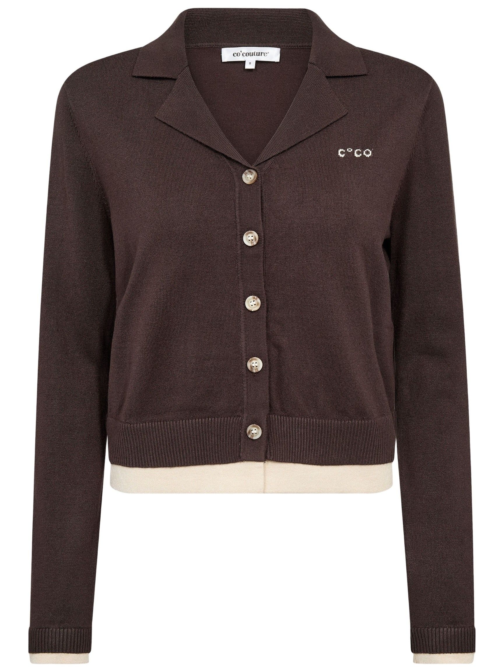 CO'COUTURE - VEST - Bruin