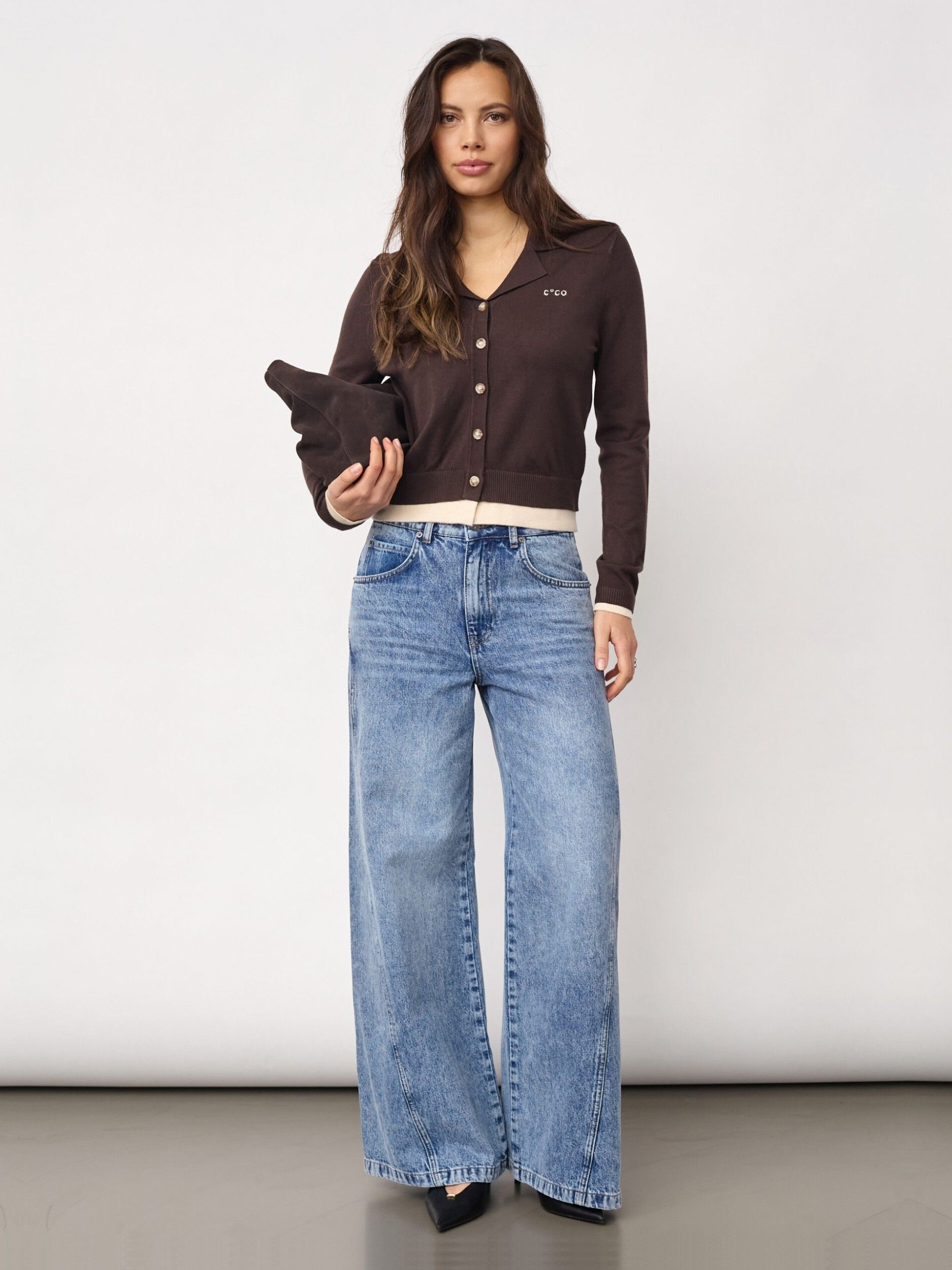 CO'COUTURE - VEST - Bruin