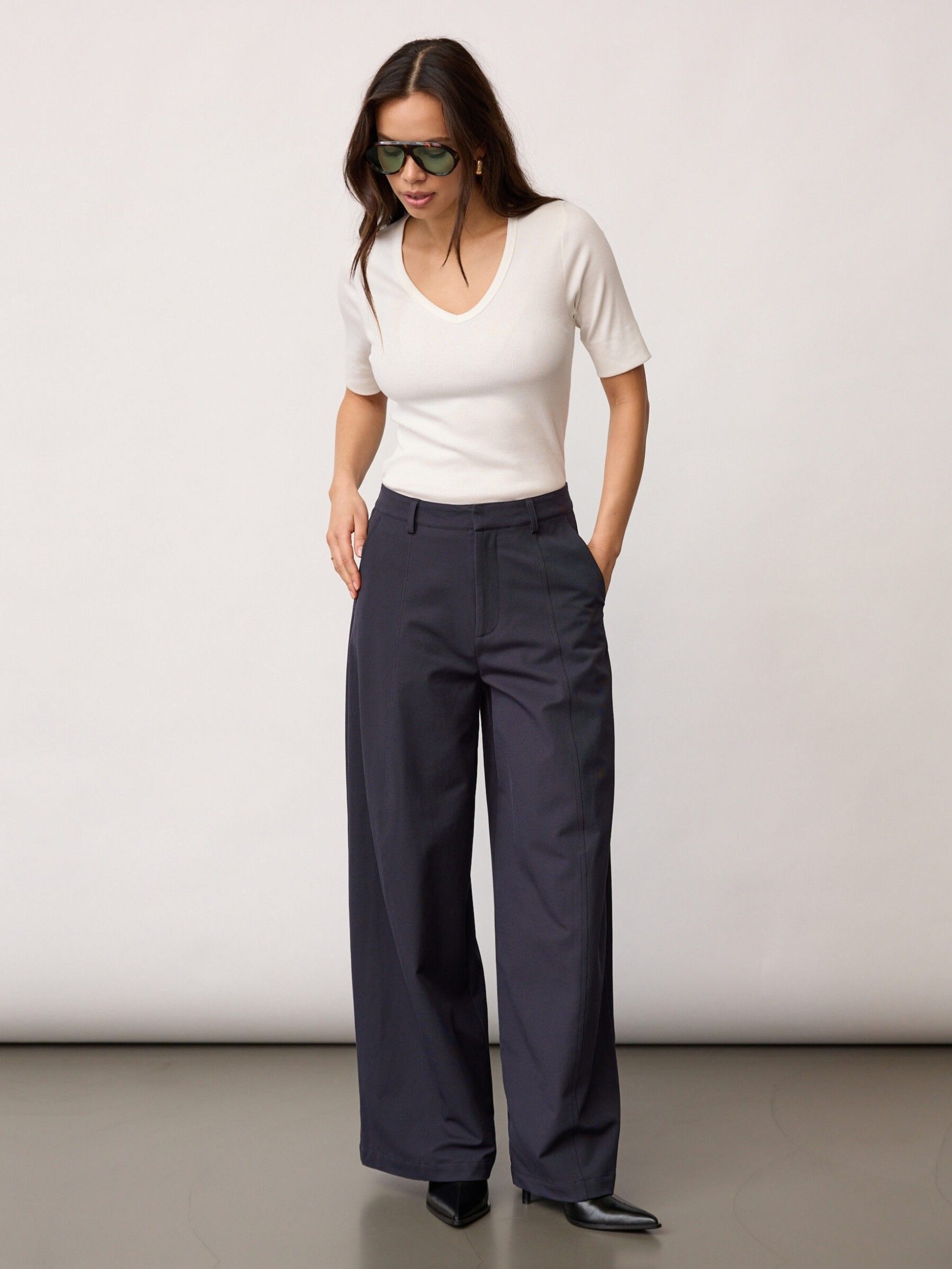CO'COUTURE - BROEK - Blauw
