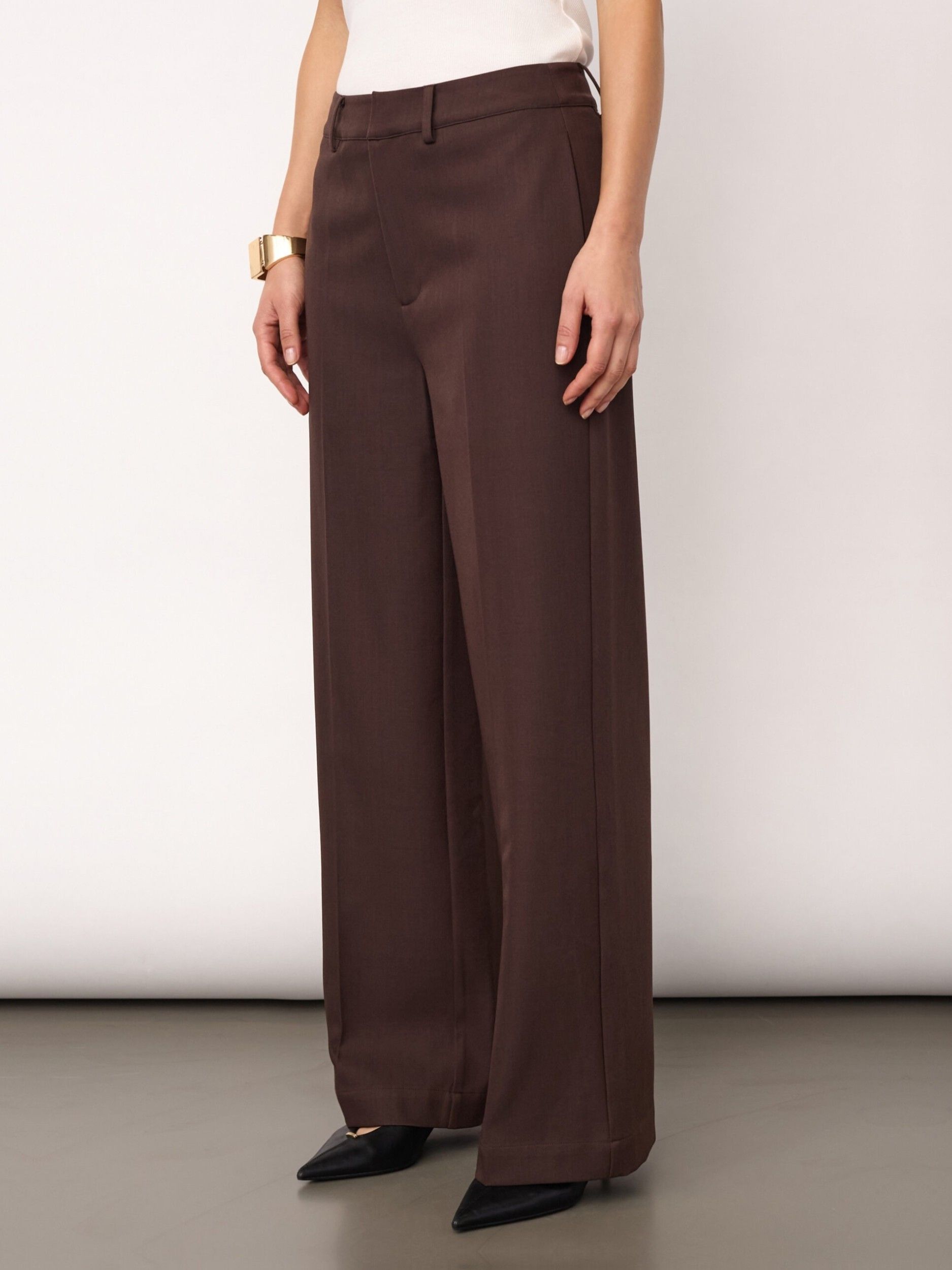 CO'COUTURE - BROEK - Bruin