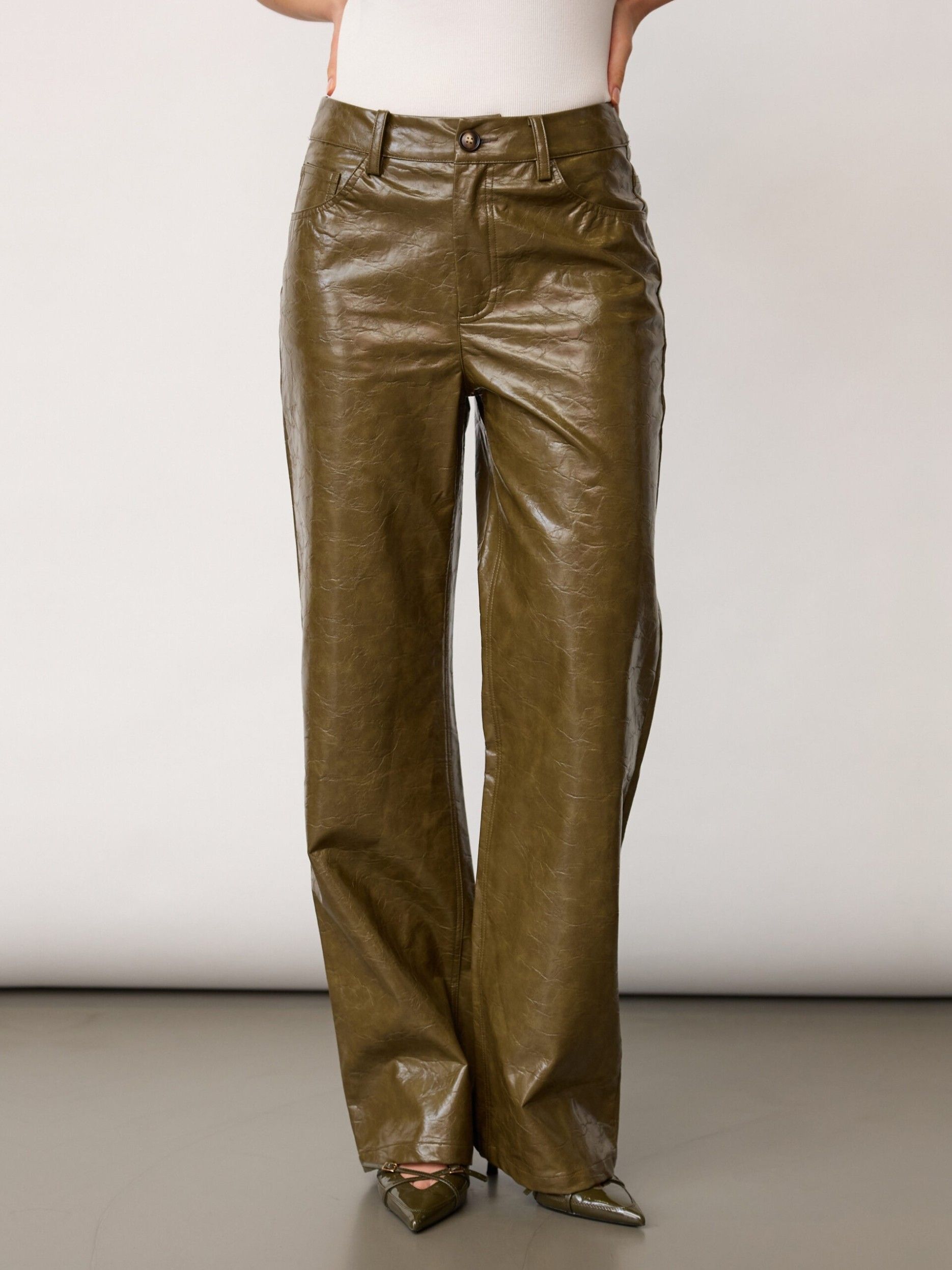 CO'COUTURE - BROEK - Groen