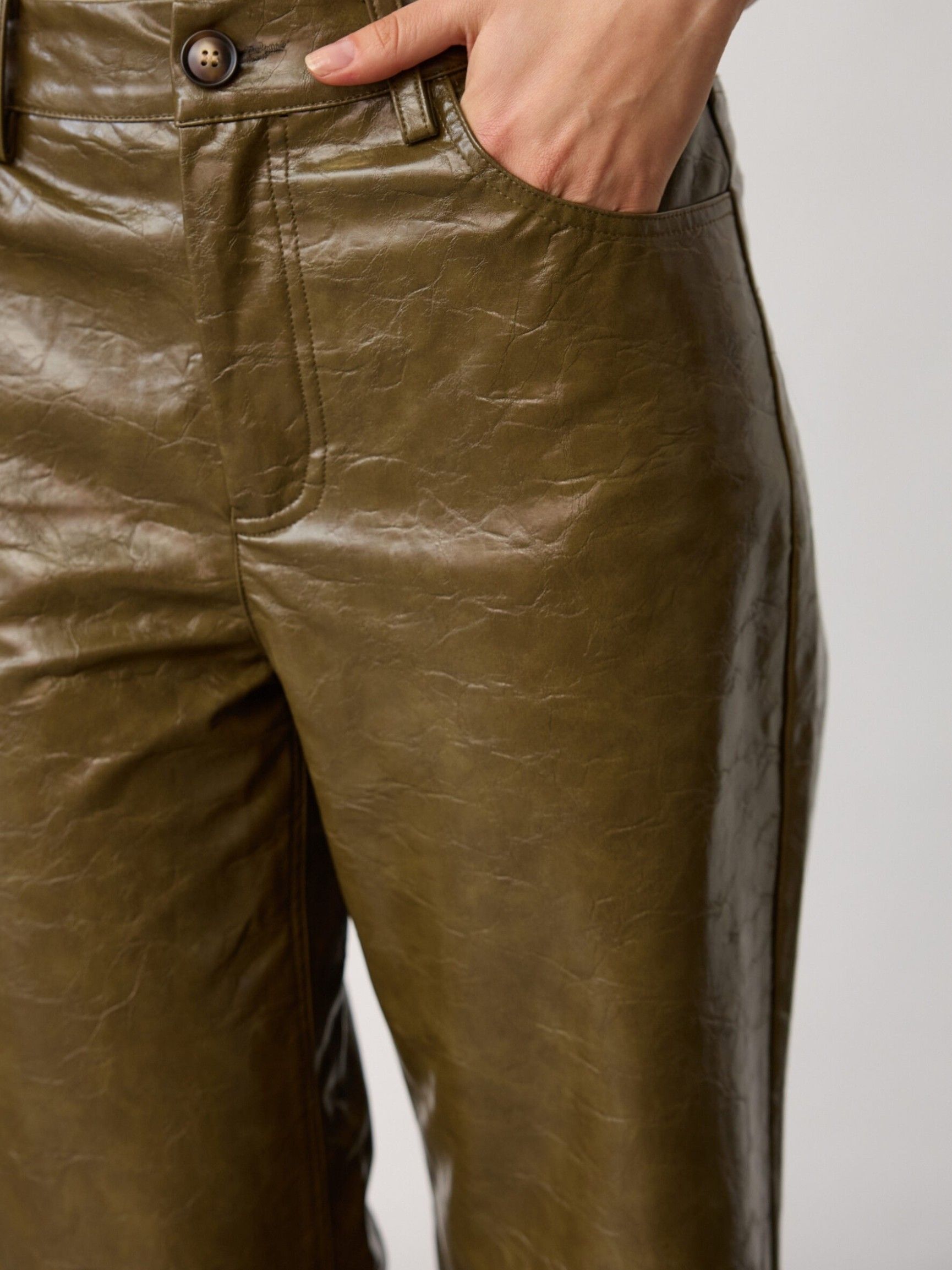 CO'COUTURE - BROEK - Groen