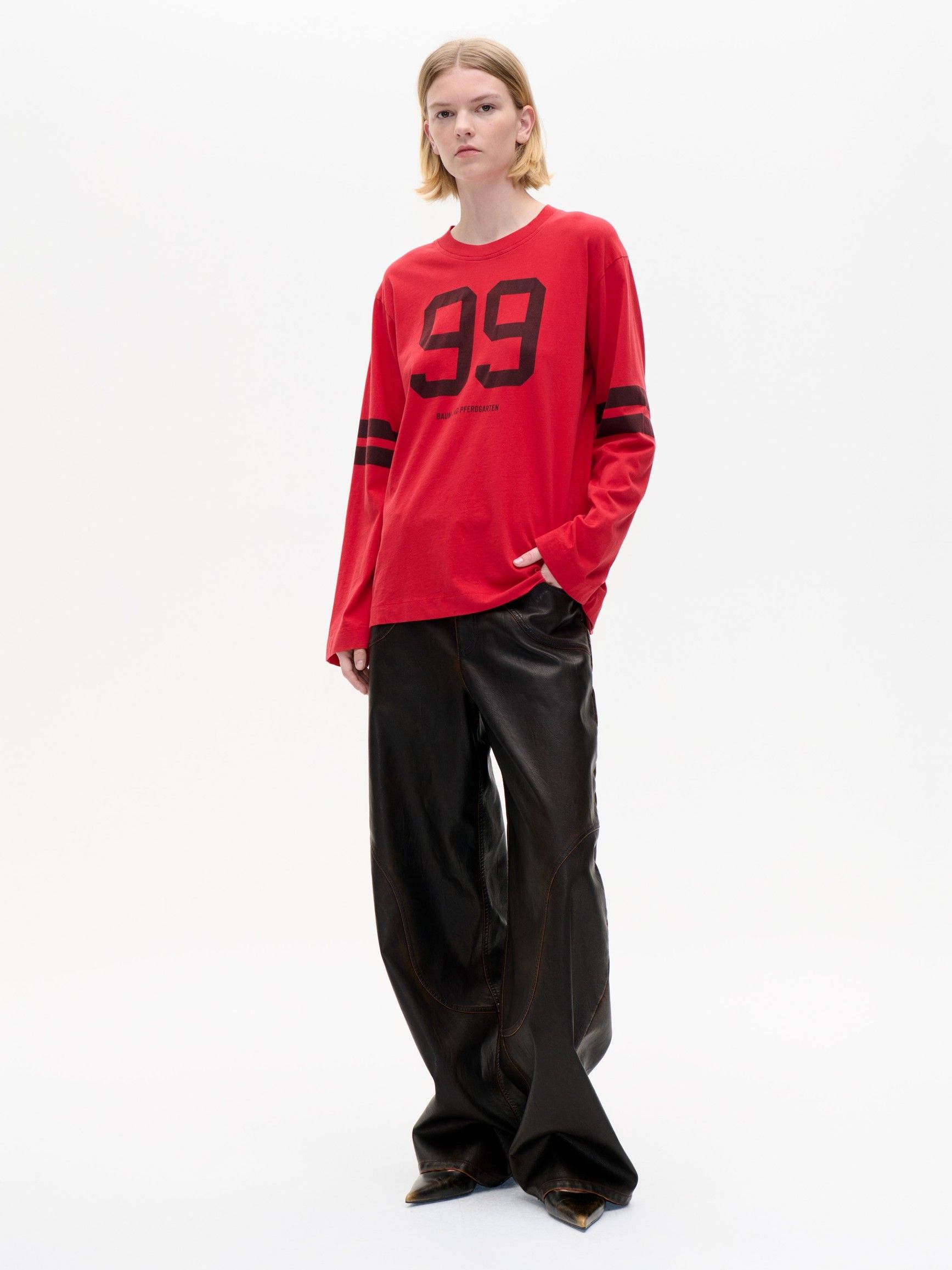 BAUM UND PFERDGARTEN - SHIRT - Rood