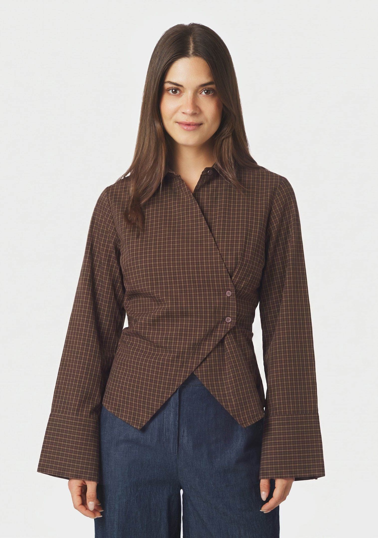 NEO NOIR - BLOUSE - Bruin