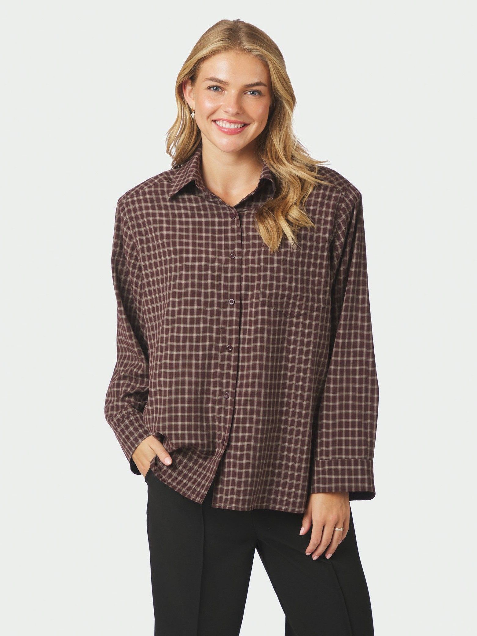 NEO NOIR - BLOUSE - Bruin