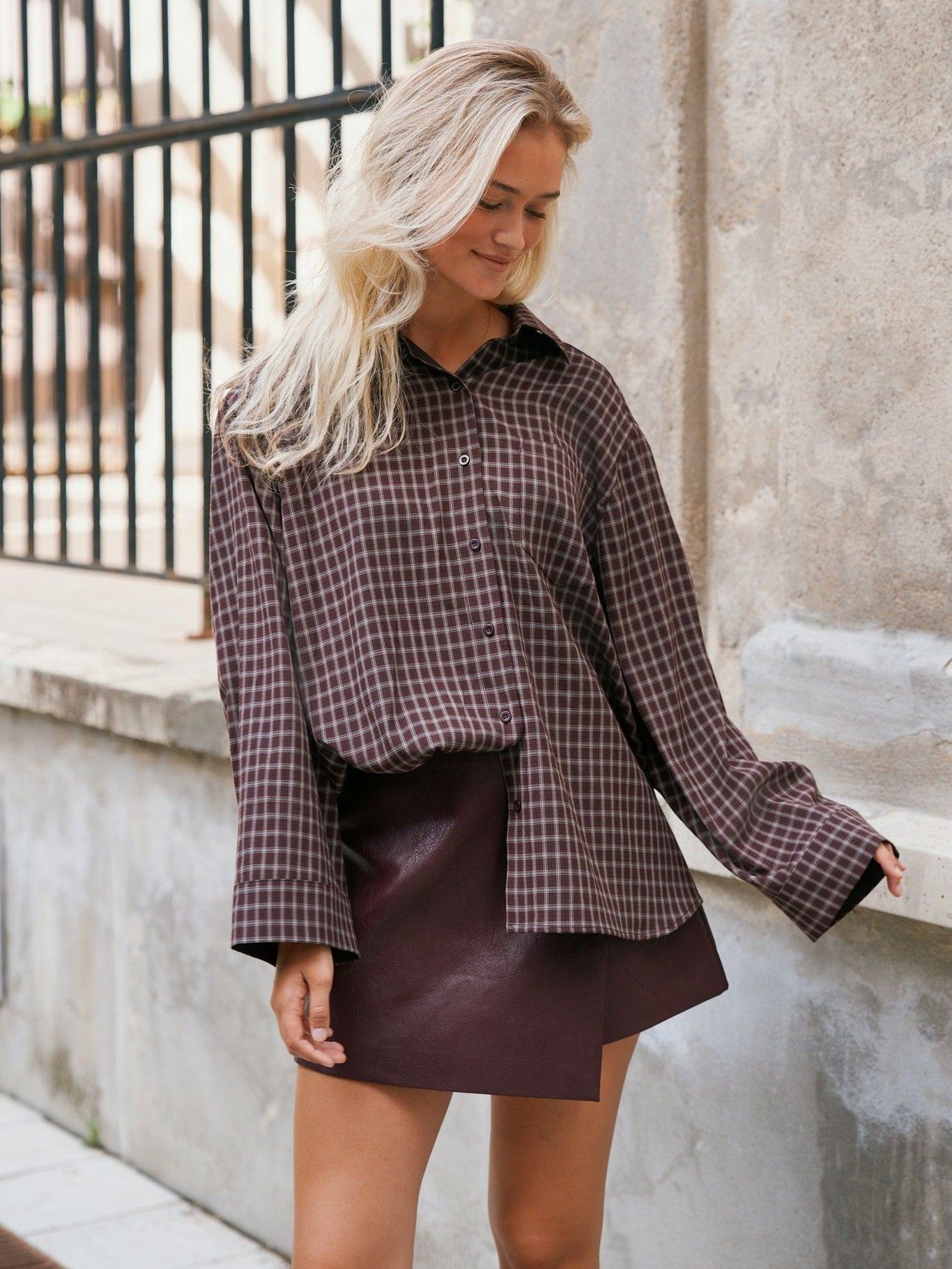 NEO NOIR - BLOUSE - Bruin