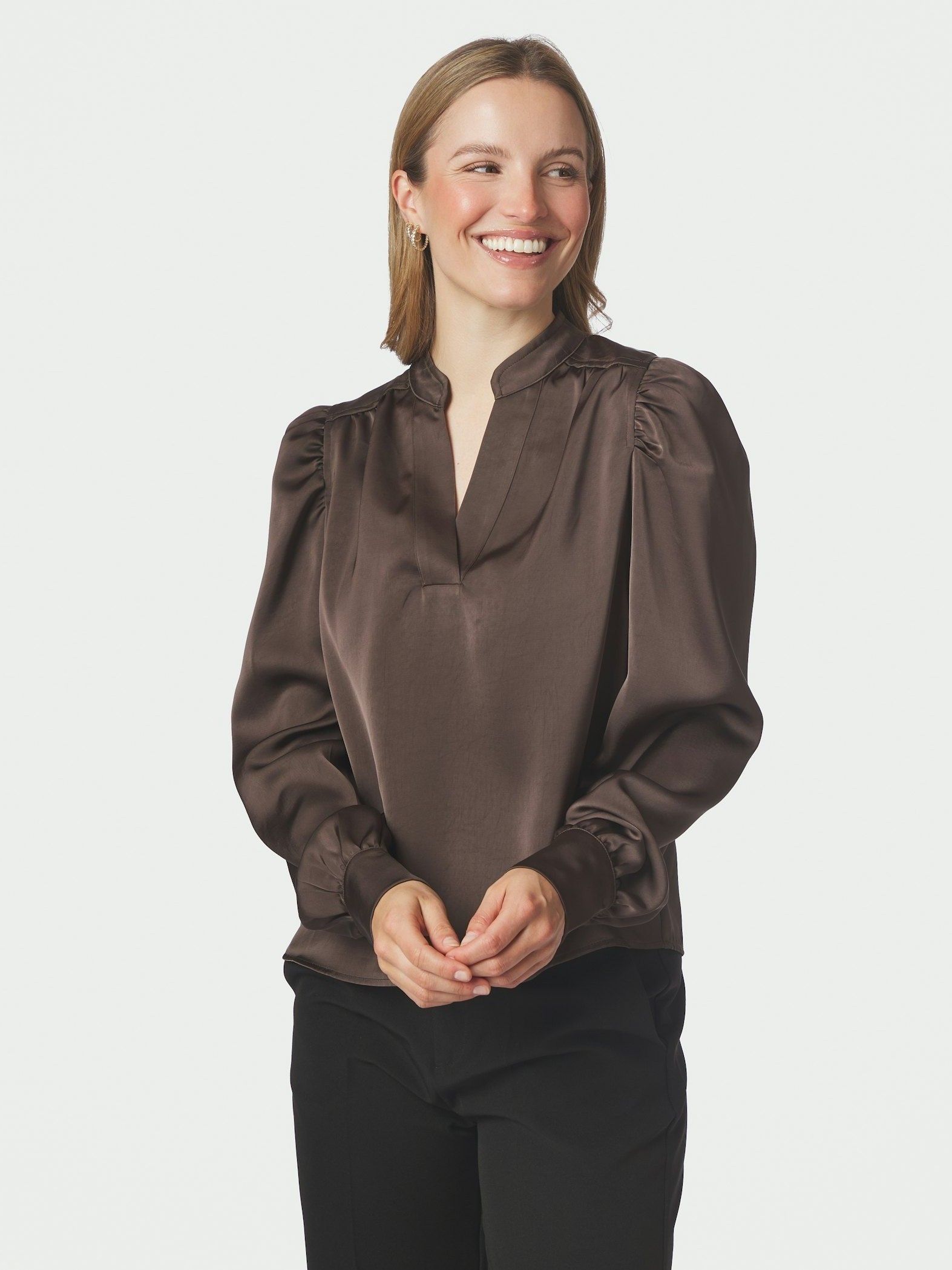NEO NOIR - BLOUSE - Bruin