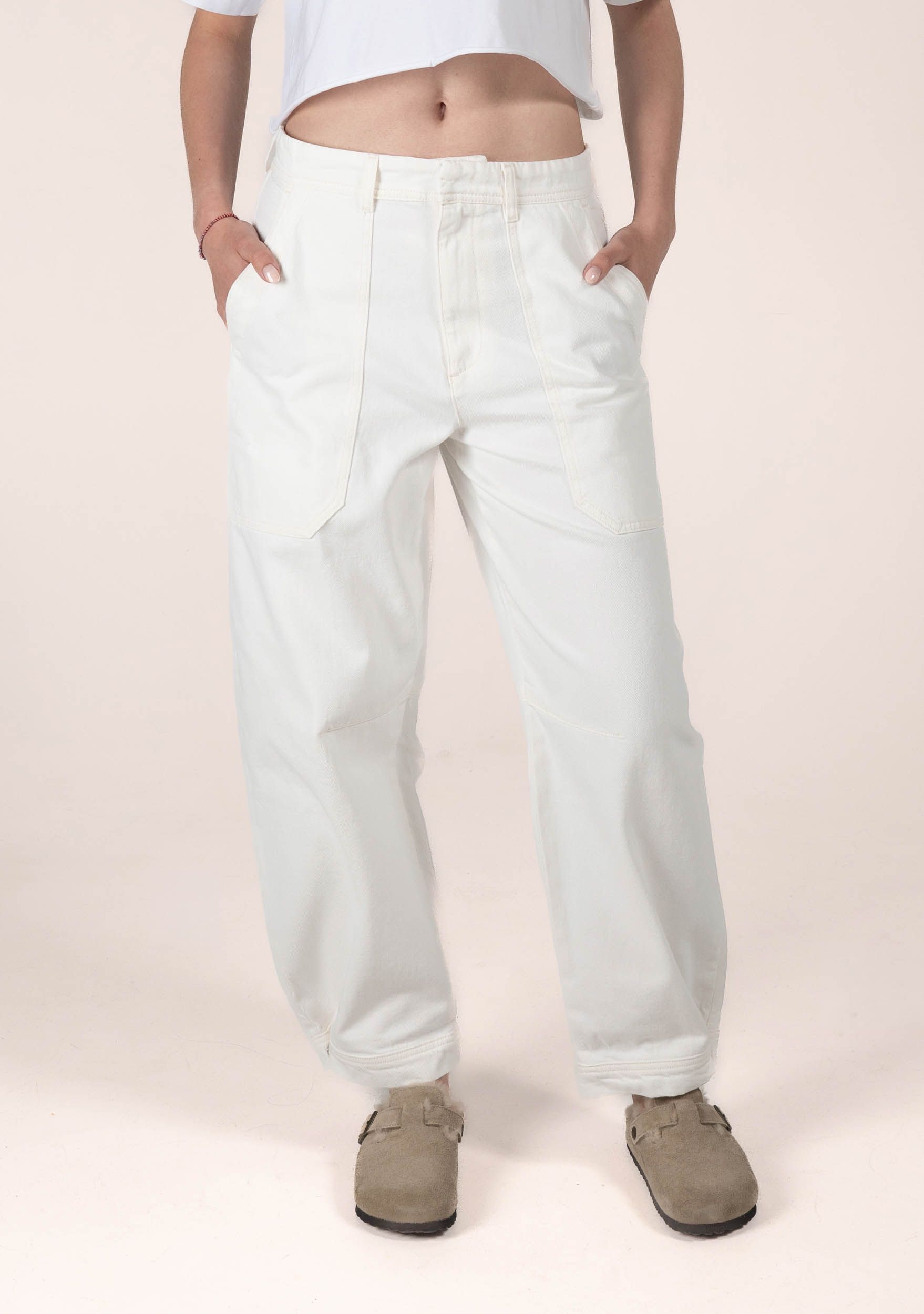 KUYICHI - JEANS - Off white