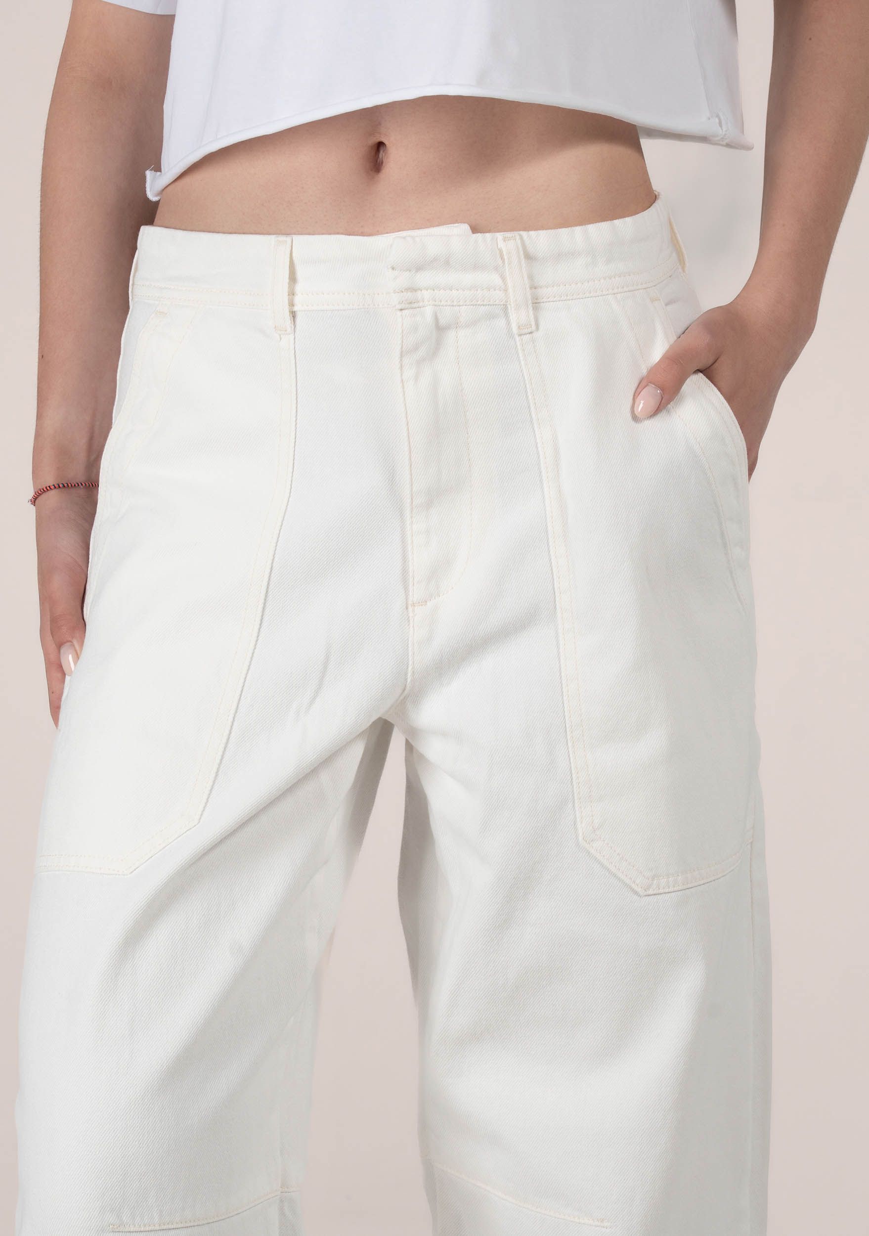 KUYICHI - JEANS - Off white