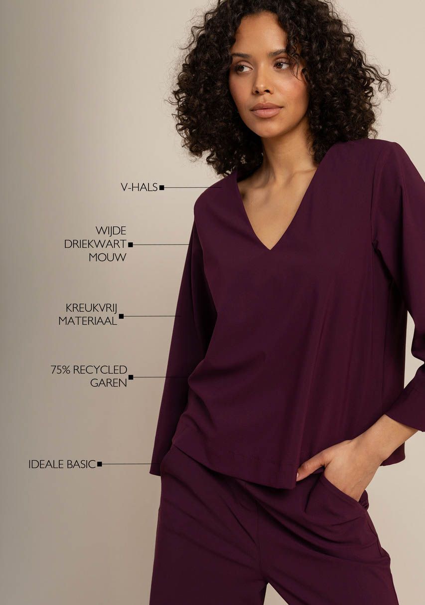 STUDIO ANNELOES - SHIRT - Paars